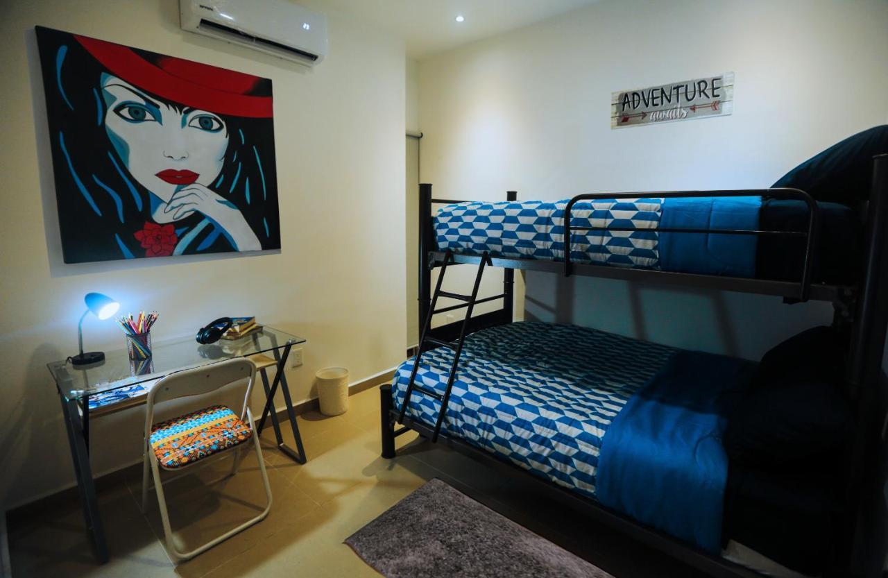 Vila Casa Rosa Smart House Playa del Carmen Exteriér fotografie